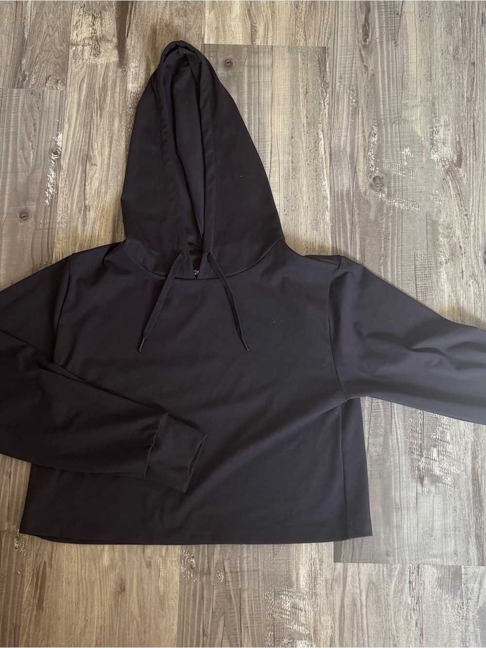 Gottex Black Active Cropped Hoodie